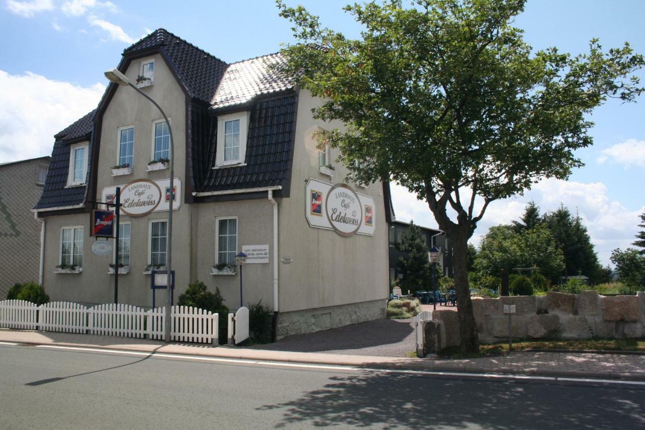 Landhaus Edelweiss Bed&Breakfast - Adults Only Neustadt am Rennsteig Exterior foto